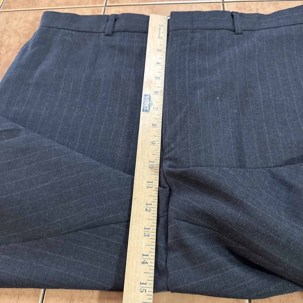 Hardwick Clothes‎ 2 Piece Suit Mens 44L 36 x 31 Dark Gray Pin Stripe Vintage USA